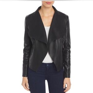 Bagatelle Black Suede/ Pleather Jacket
